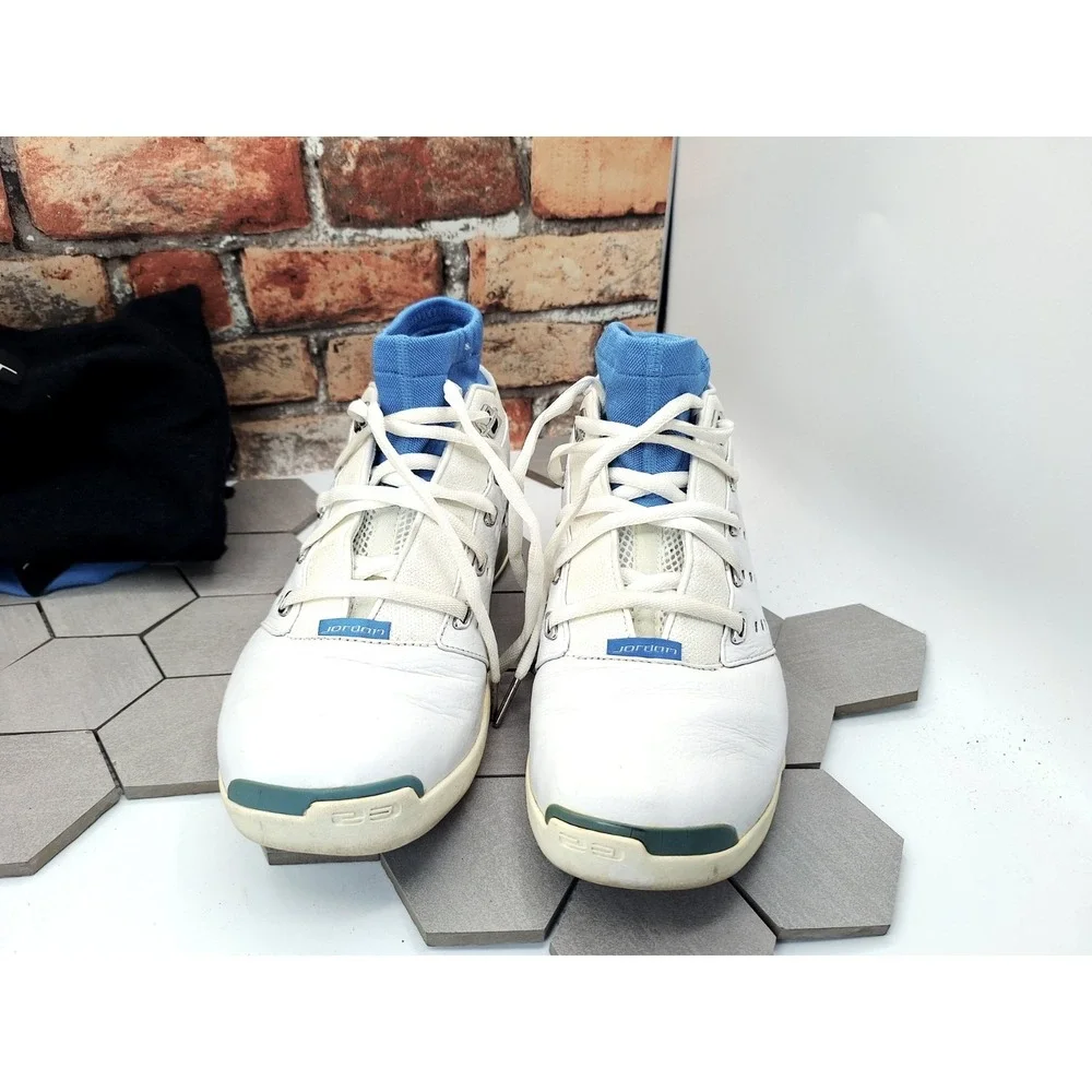 Men's Air Jordan 17 XVII Low University Blue 2002 Size 12 Rare Basketball Shoe